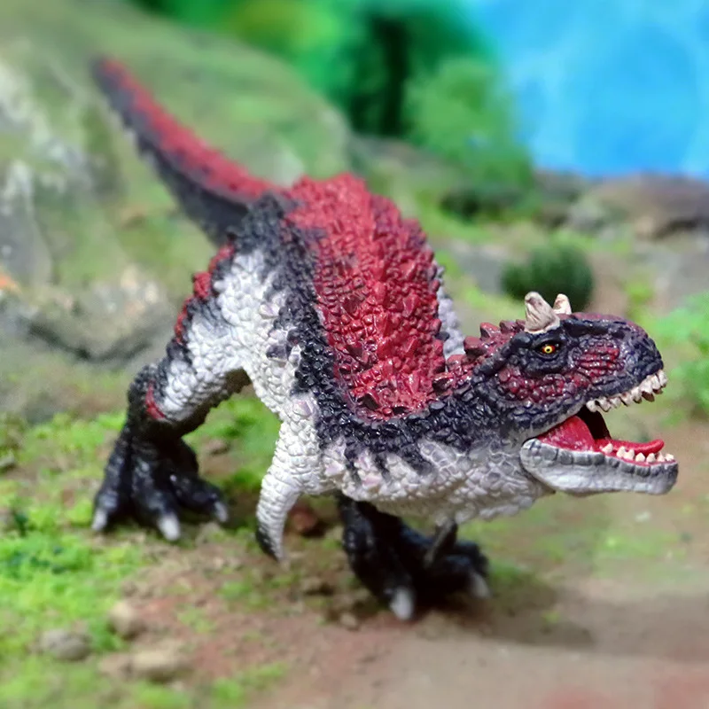 

Carnotaurus Dinosaur Action Figures Open Mouth Savage Tyrannosaurus Dinossauro World Animals Model Kid Toy 241