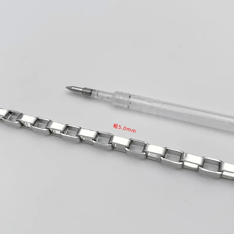 Мужской и женский браслет из титановой стали с пряжкой|Цепочки браслеты| |