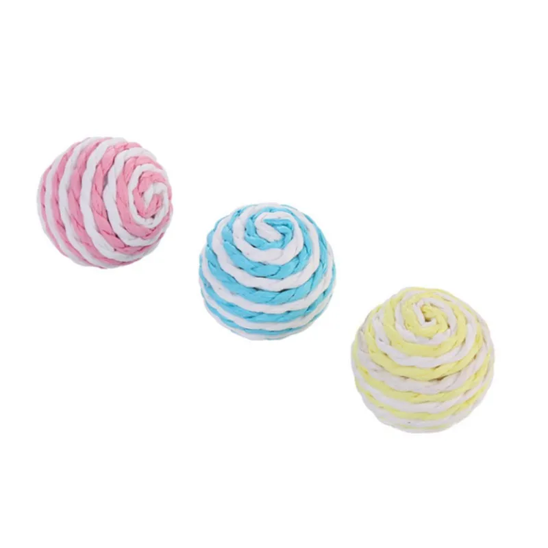 Бумажный веревочный шар для домашних животных Подарочная коробка с 3 наборами