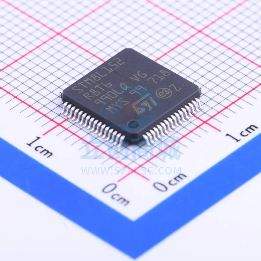 10 шт./лот Новый STM8L152R8T6 IC оригинальный чипсет | Электронные компоненты и