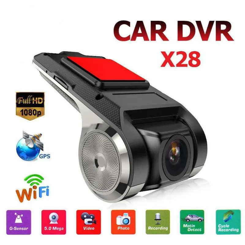 

X28 FHD 1080P Car DVR Camera Video Recorder WiFi ADAS G-sensor Dash Cam HOT FF DVR/Dash Camera Car DVR Car Accessories