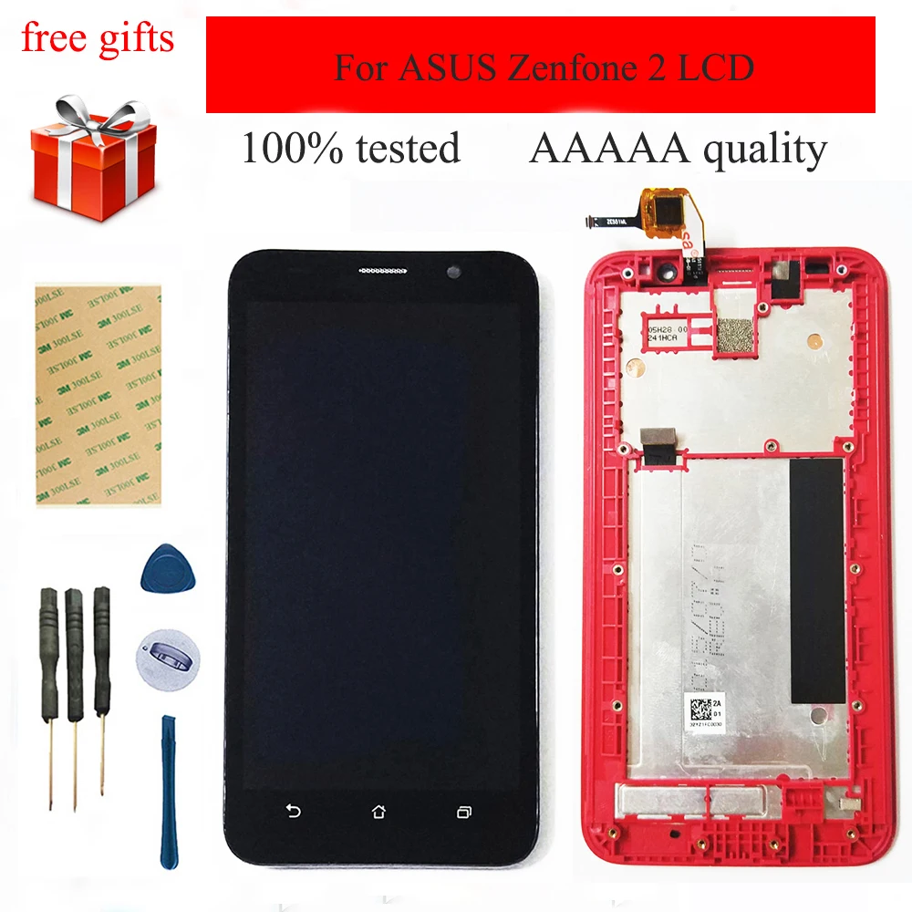 Для ASUS Zenfone 2 ZE551ML Z00AD Z00ADB Z00ADA сенсорный экран дигитайзер сенсорная стеклянная