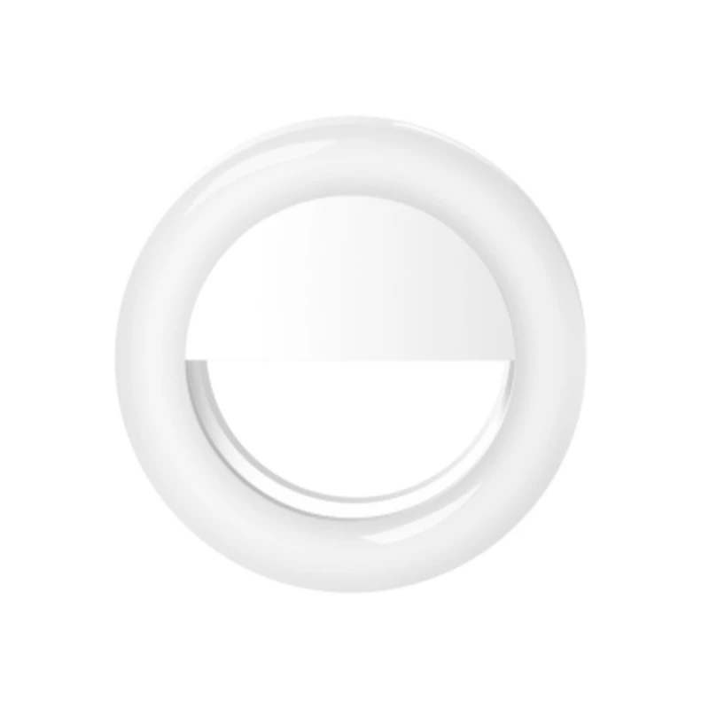 Портативный мини светильник для селфи с зажимом телефона USB зарядка кольцевая