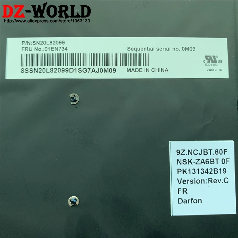 new original fr french bachit keyboard for lenovo thinkpad 13 gen 2 t470s s2 backlight teclado 01en693 01en734 free global shipping