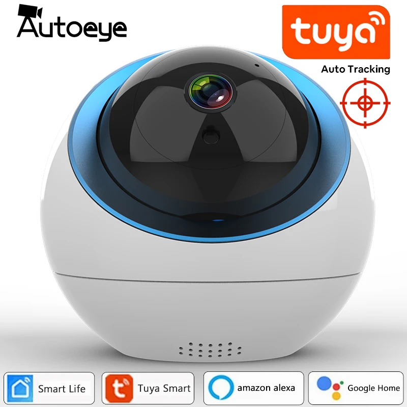 IP камера Tuya Smart Life 1080P 2 МП Беспроводная с поддержкой Wi Fi|Камеры видеонаблюдения| |