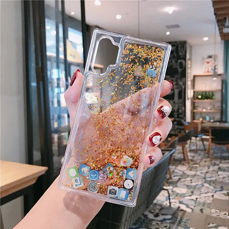 Чехол для телефона Samsung Note10 Note 10 Pro Note9 Note8 Quicksand S10 S9 S8 S10plus S9plus S8plus S10lite