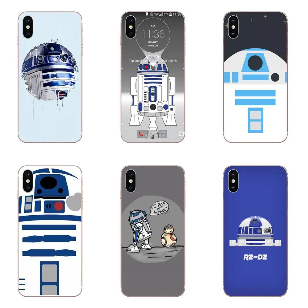 Милые аксессуары для телефонов Чехол Новый star Wars R2 D2 huawei Honor mate 7 7A 8 9 10 20 V8 V9 V10 G Lite