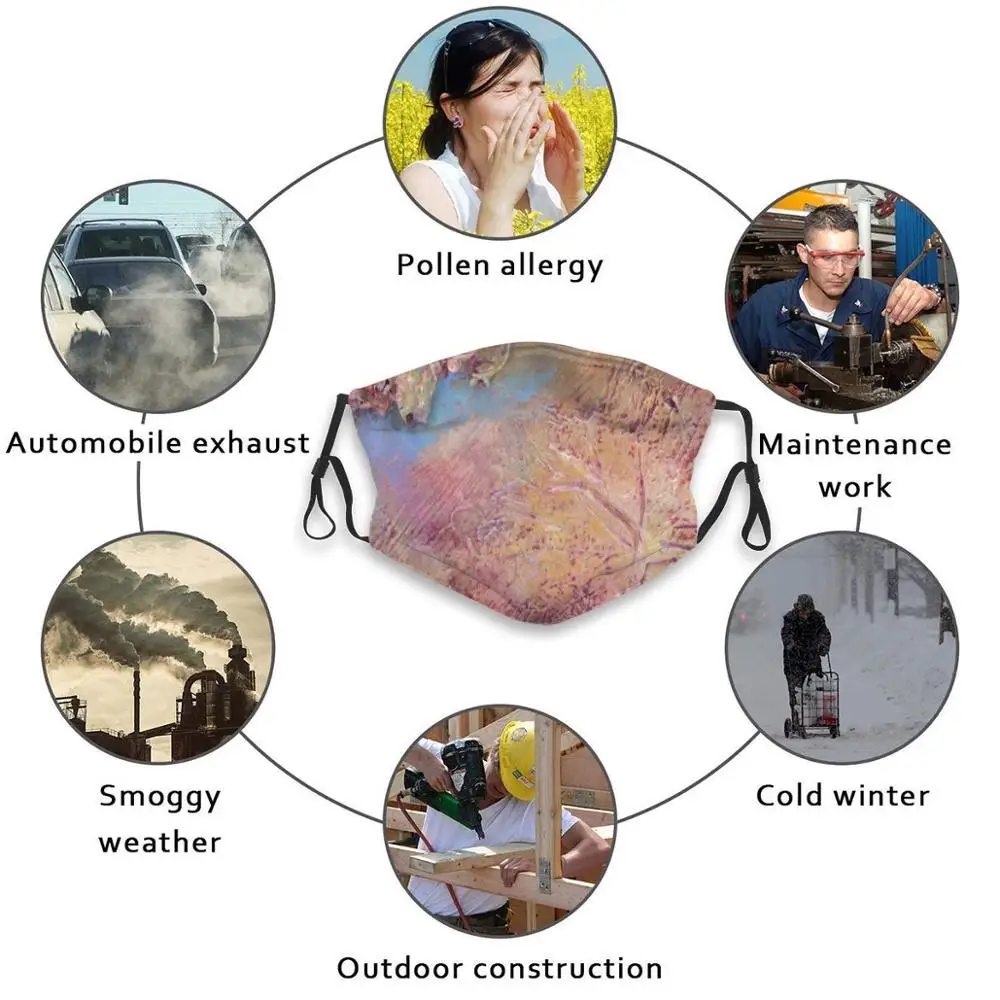 Винно вдохновленная Абстрактная живопись смешной принт многоразовый фильтр Pm2.691