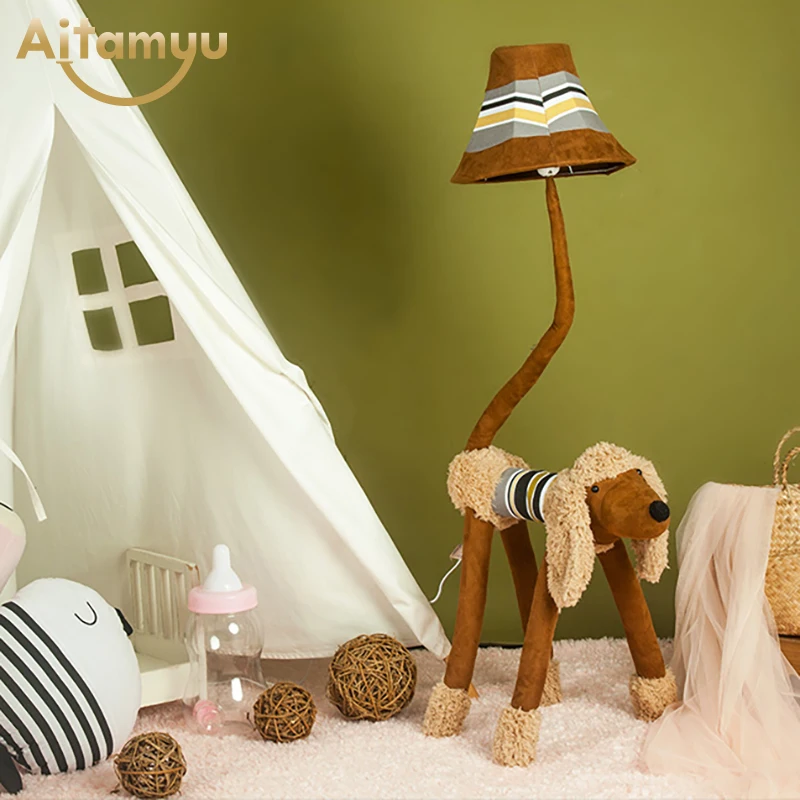 Christmas gift Kids Lamp Creative Childrens Bedroom Lighting Animal Toy Cartoon Floor lamps for living room | Лампы и освещение