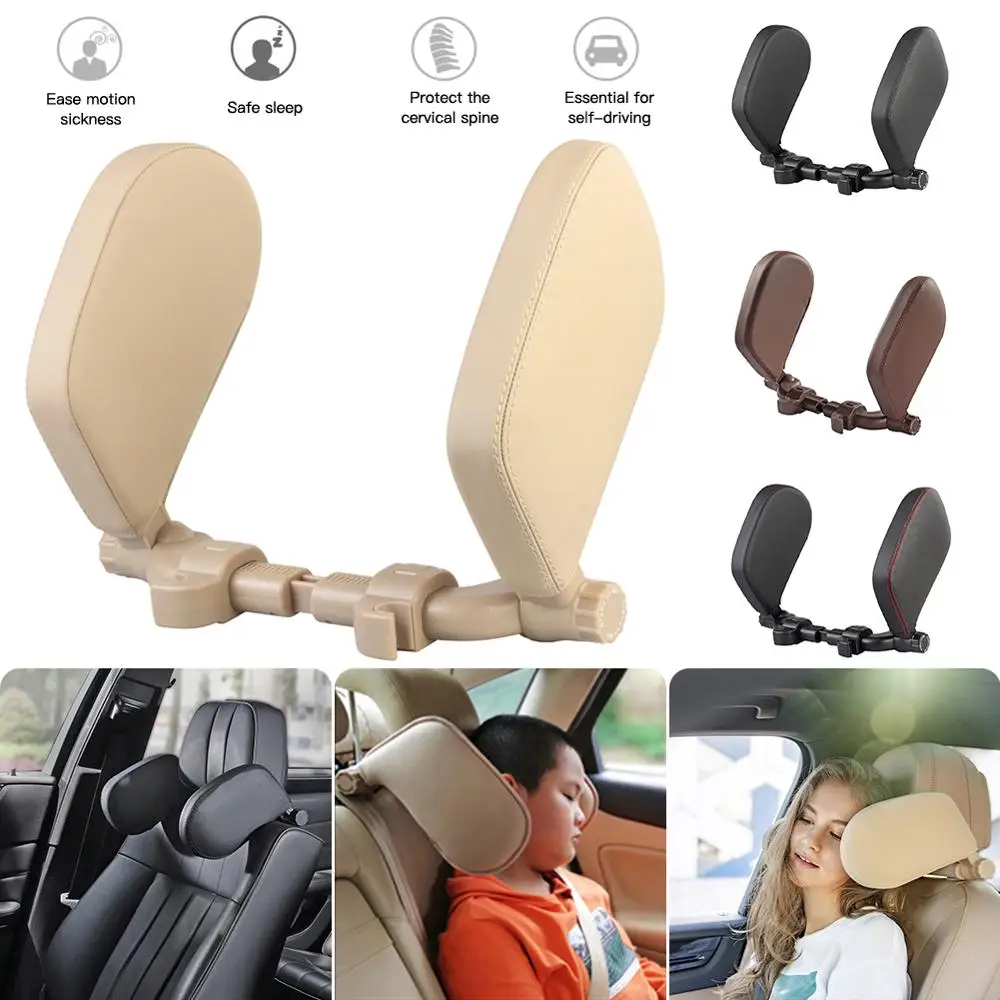 

Car Seat Headrest Travel Rest Neck Pillow Support Solution For Kids And Adults Children Auto Seat Head Cushion Car Pillow