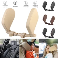 car seat headrest travel rest neck pillow support solution for kids and adults children auto seat head cushion car pillow