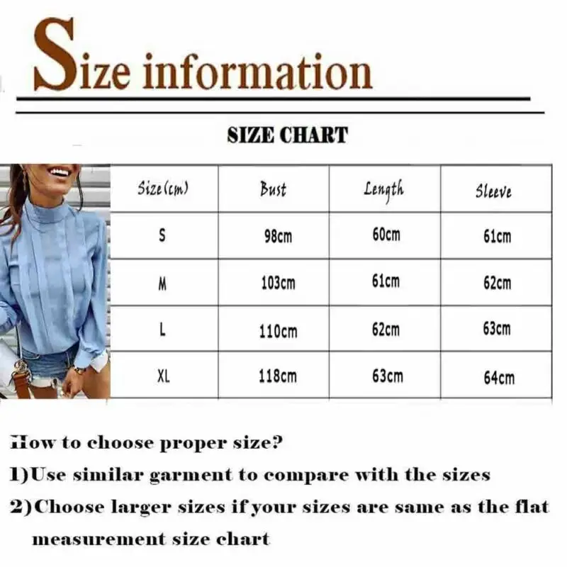 Meihuida Женская Блузка офисная с длинным рукавом-фонариком высоким воротником