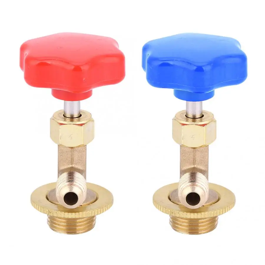 R134/R22 хладагент открывалка для бутылок латунный Дозирующий Vlave 1/4 дюймов