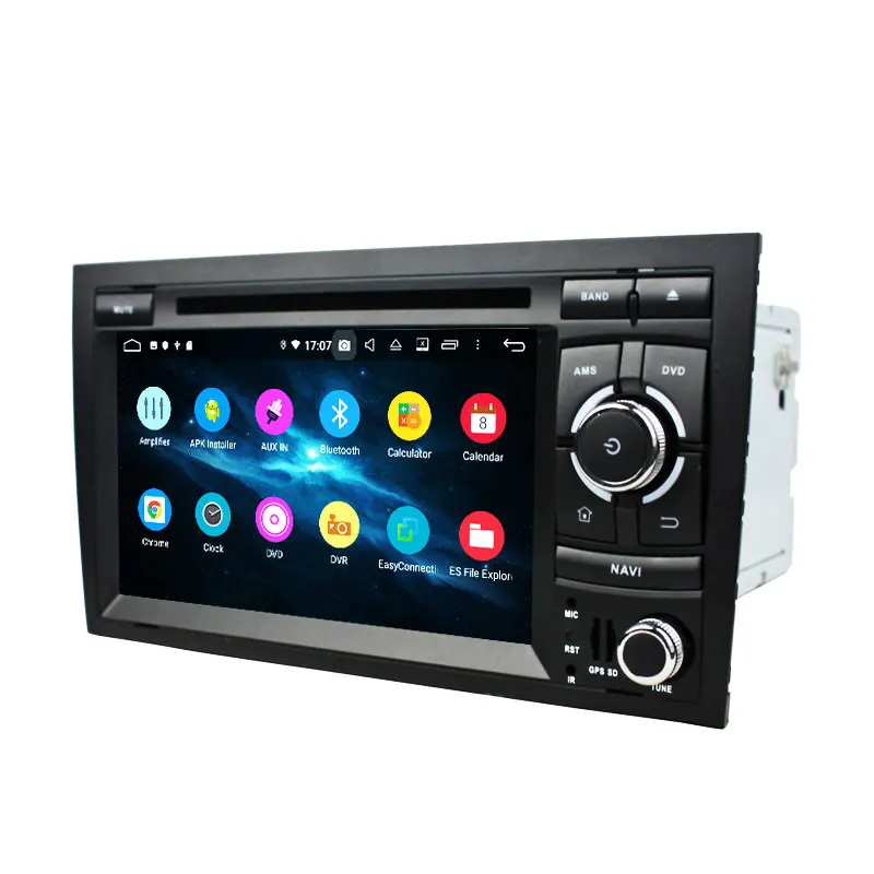 Автомагнитола PX6 6 ядер 7 дюймов Android 9 0 для Audi A4 2002-2008 Автомобильный мультимедийный