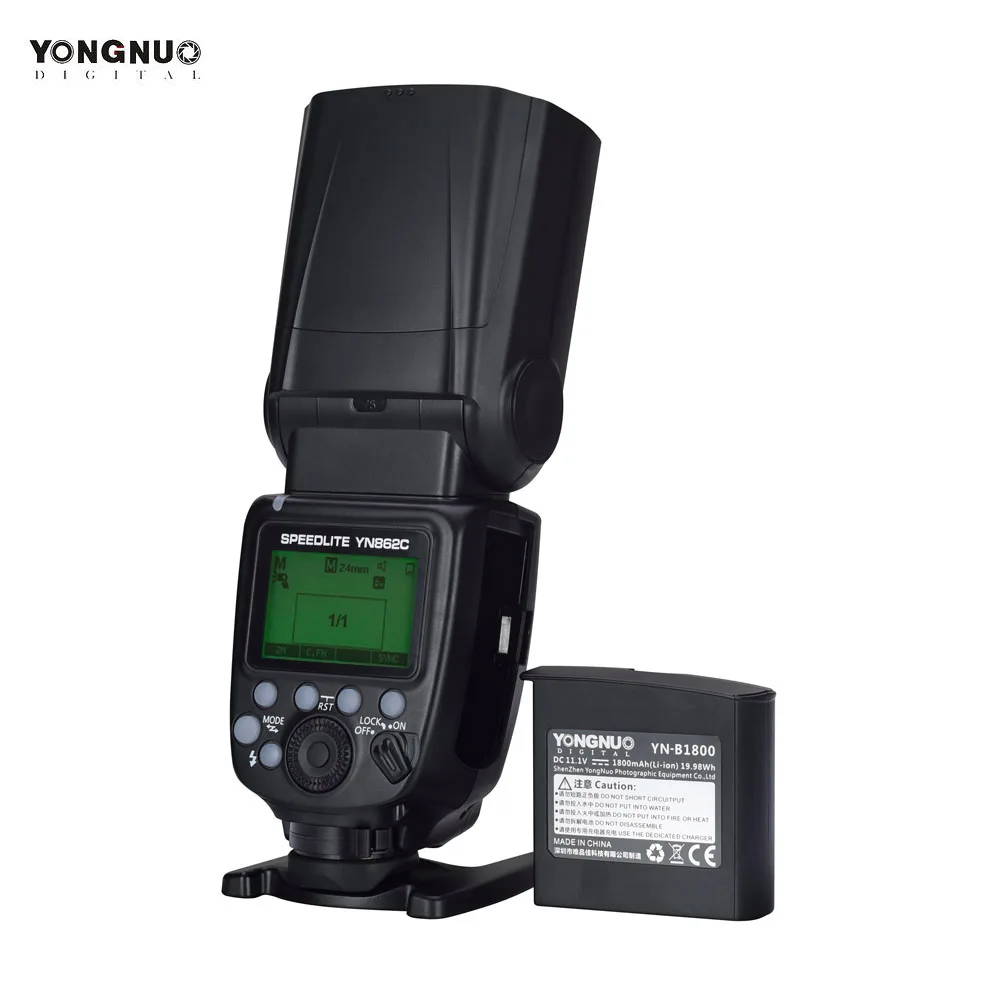 Беспроводная вспышка YONGNUO YN862C Speedlite светильник TTL для камеры Canon 5D IV/6D/7D/40D/650D/1200D/EOS