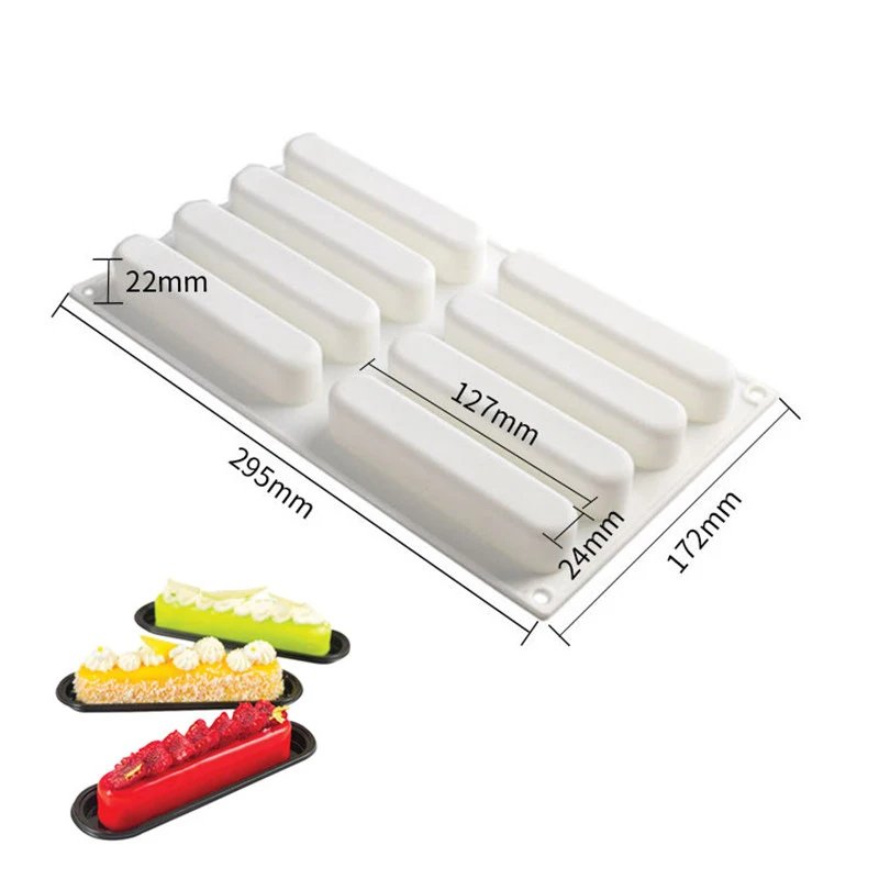 Длинная полоса печенье в виде пальцев французский десерт силиконовая форма для