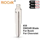 10 шт.лот металлический необработанный откидной KD пульт дистанционного управления автомобильный ключ Тип #39 дво4r KD ключ для Buick GL8 Excelle Chevrolet LOVA SAIL