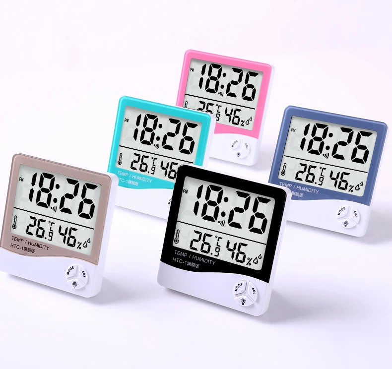 ЖК цифровой измеритель температуры и влажности HTC 1 2 8 крытый открытый гигрометр