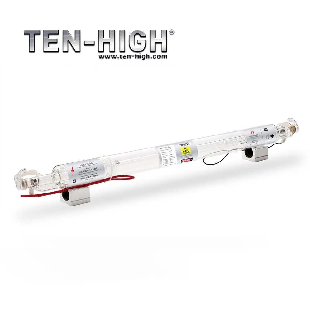 TEN HIGH лазерная трубка 20/30/40/50W CO2 Лазерная стеклянная лампа для лазерного источника