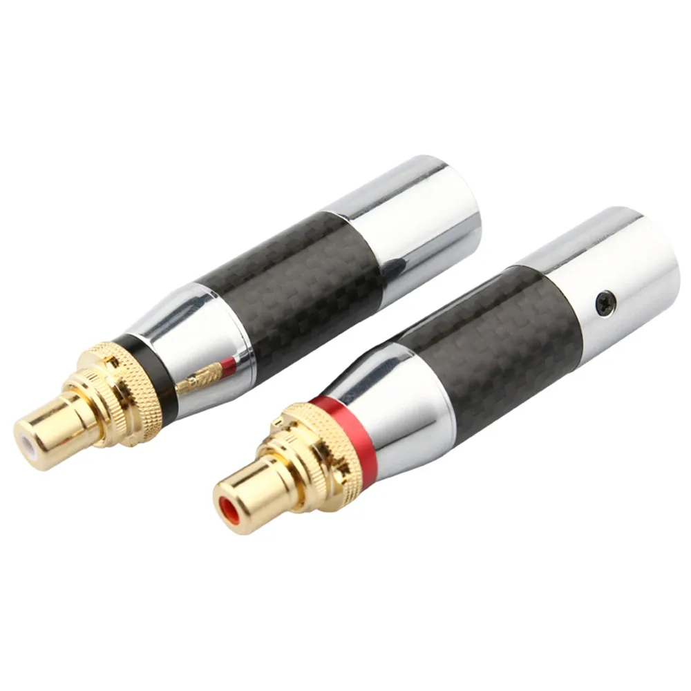 RCA XLR штекер гнездо аудио адаптер сделай сам высококачественный 3Pin динамик разъем