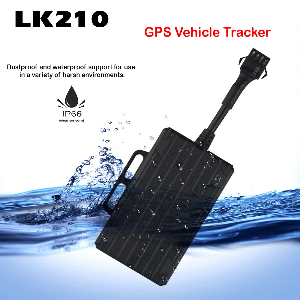 Автомобильный GPS трекер LK210-3G Global 3G отрезает локатор масляного двигателя