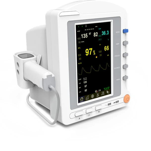 

CONTEC CMS5200 Touch CE hospital vital signs patient monitor moniteur patient 7 inch Thermometer NIBP SPO2 TEMP PR
