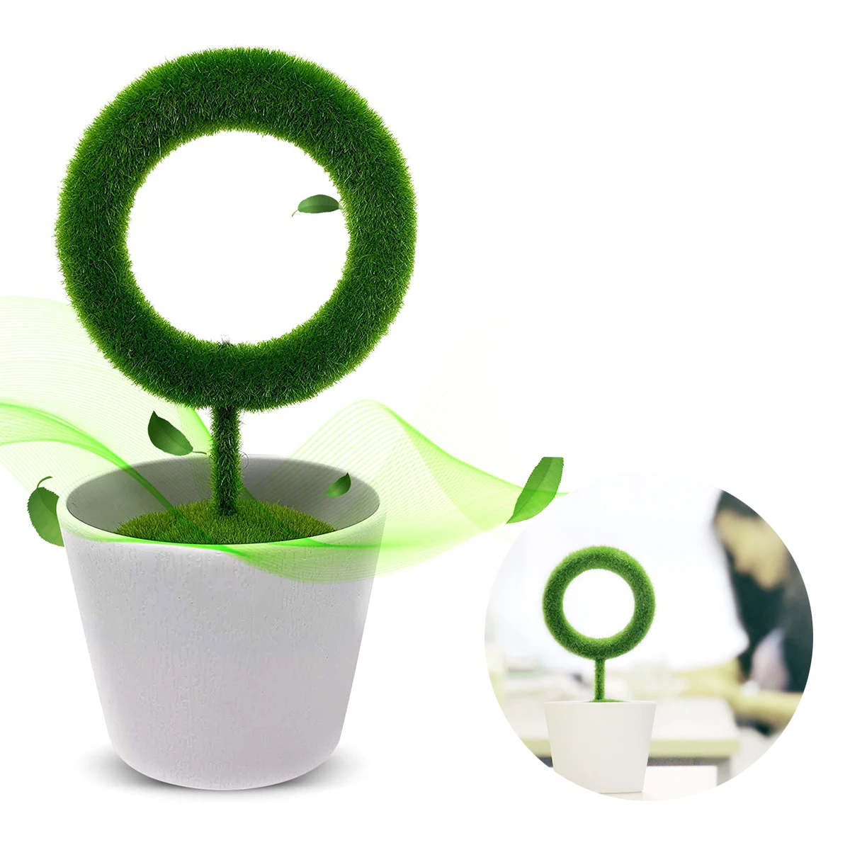 Новый Настольный очиститель воздуха для растений избавляет от отрицательных