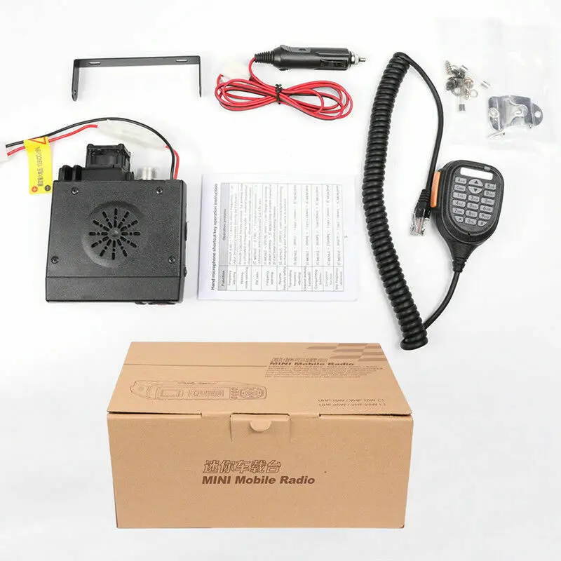 Zastone Z218 Mini Car Mobile Radio 25W Dual Band Transceiver 10KM Walkie Talkie | Мобильные телефоны и аксессуары