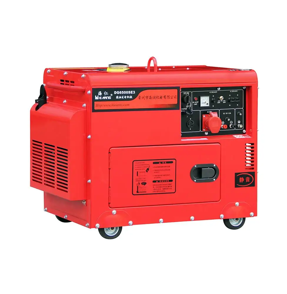 

220/380V same power silent diesel generator 5kw