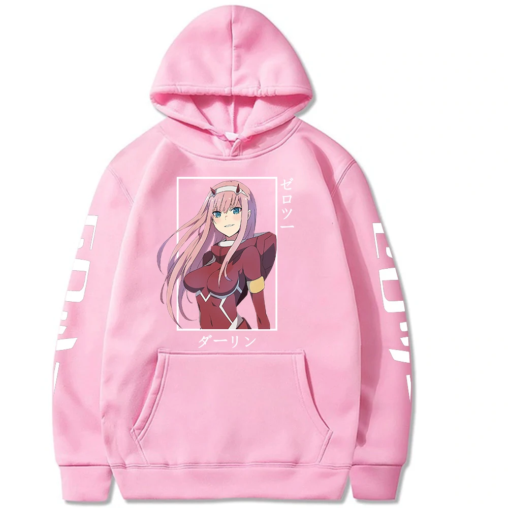 

Pretty Anime darling no franxx zero two harajuku hoodies long sleeve streetwear graphic Long Sleeve sweatshirts hoodies clothing