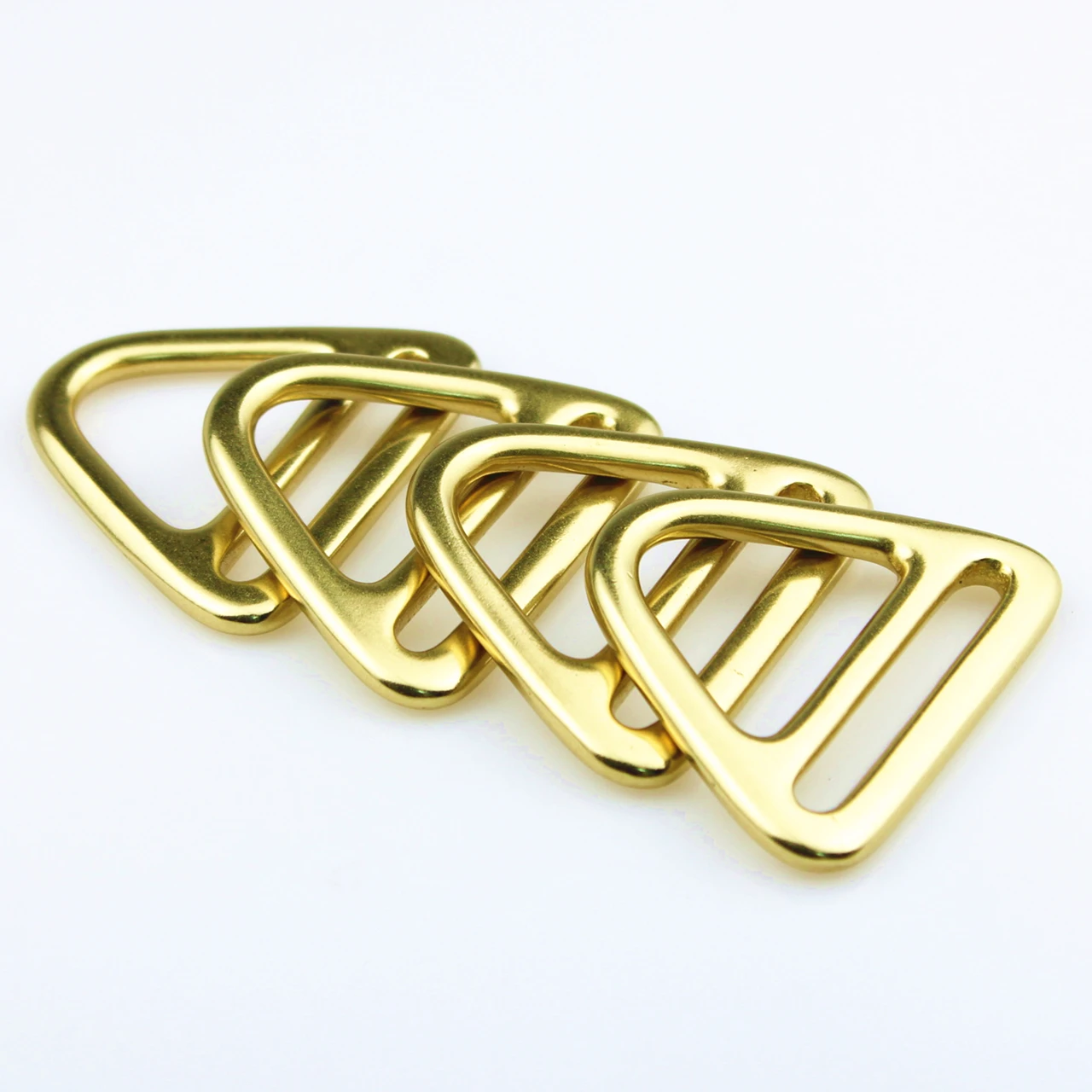 Сделай Сам кожаное ремесло оборудование твердая латунь Сумочка TriangleRing BOR отделка