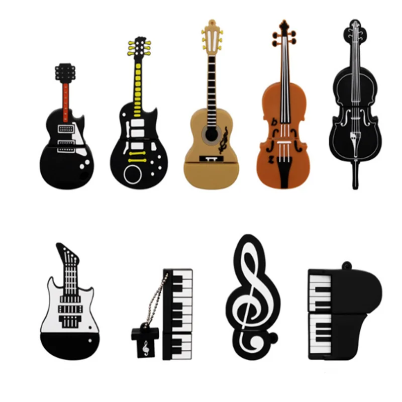 Usb флеш-накопитель скрипка/гитара ручка-накопитель Музыкальные инструменты