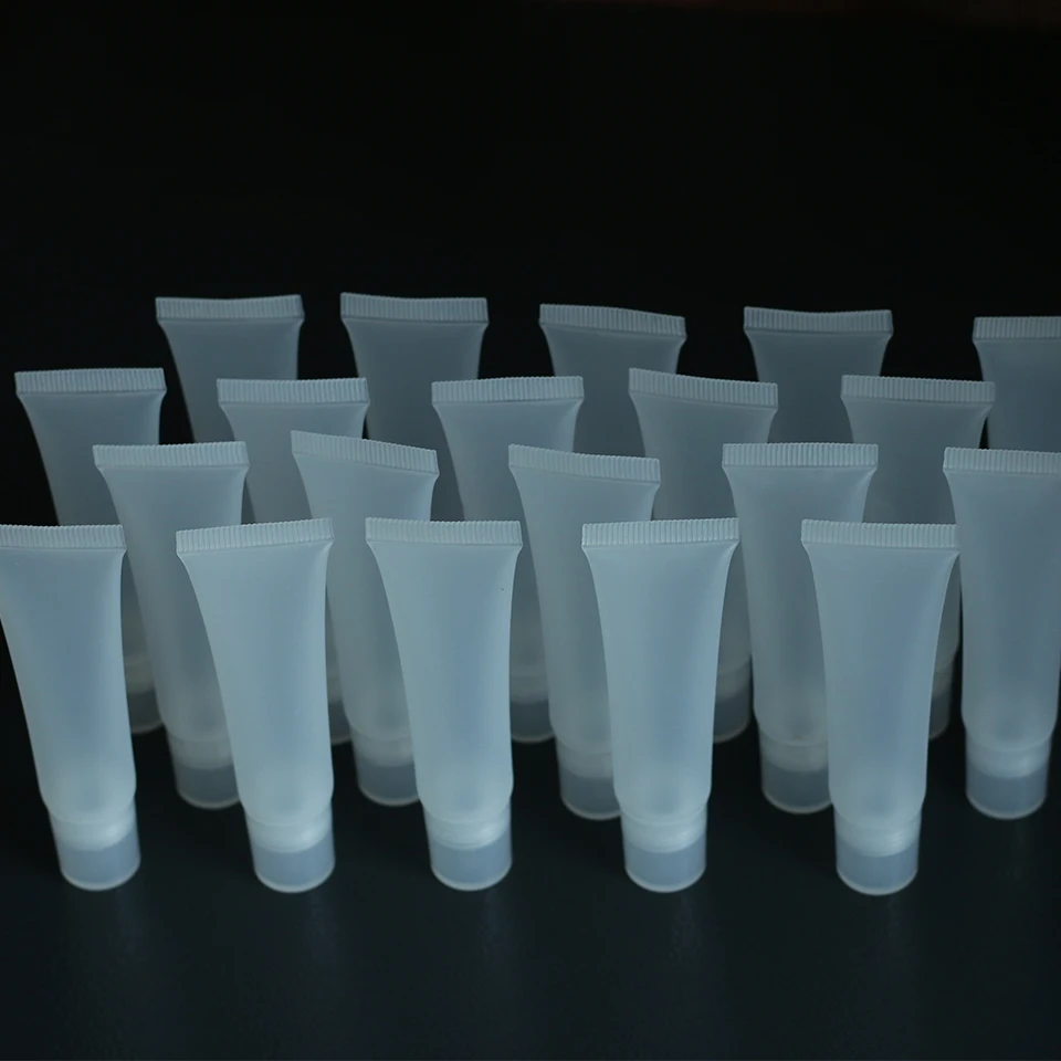 Контейнеры для блеска губ 20 шт. 10/15 мл пустые пластиковые тубы косметический