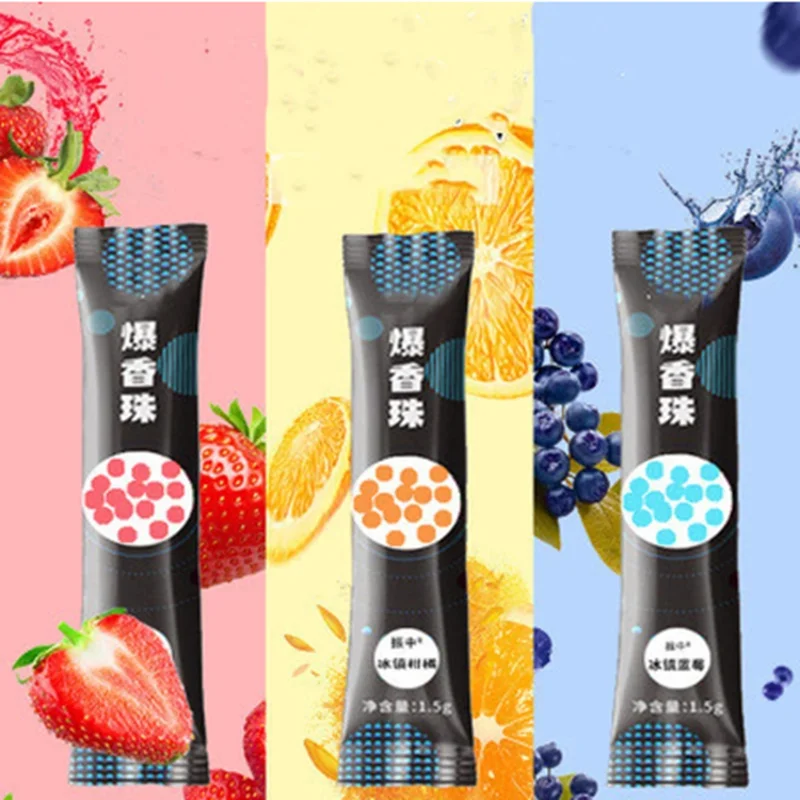 200pcs Cigarette Pops Fruit Menthol Capsule powerful Mint beads flavor Explosion Blast Ball For holder Filter Smoking Accessory | Дом и сад