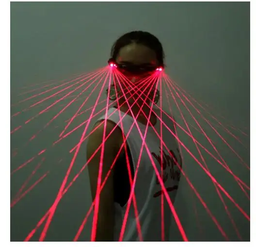 Технологии будущего вечеринка на сцене красные зеленые синие лазерные очки для