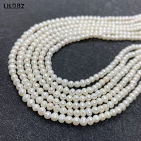 aa grade natural freshwater pearl white beads 2 8mm potato shaped pearl jewelry making diy bracelet necklace earring accessories