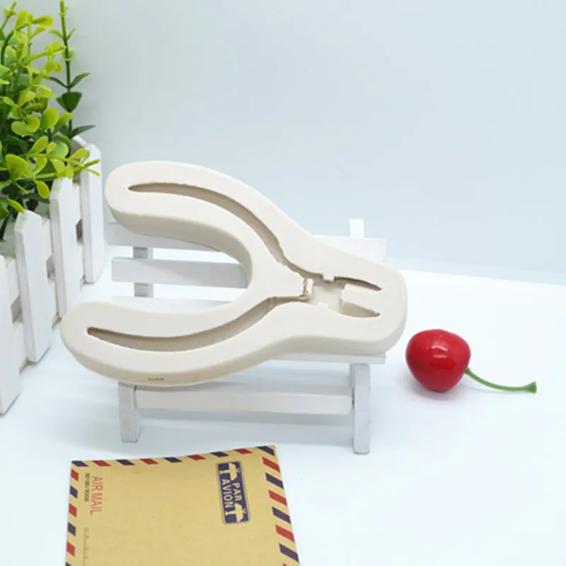 

1pc pliers silicone cake mold fondant mold cake decorating tools chocolate gmpaste mould cake molds FTM1254