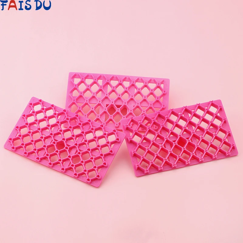 6 шт. DIY Fondant торт тиснение резак цветок печенья бисквитная форма глазурь для
