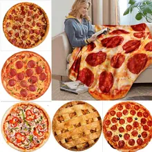 Фланелевое Одеяло для пиццы мягкое теплое переносное летнее