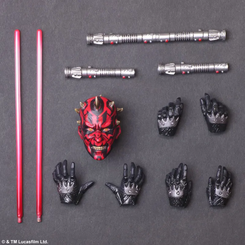 

Star Wars 28cm Darth Maul Mini Doll Action Figure Anime Decoration Collection Figurine Toys Model for Children Gift