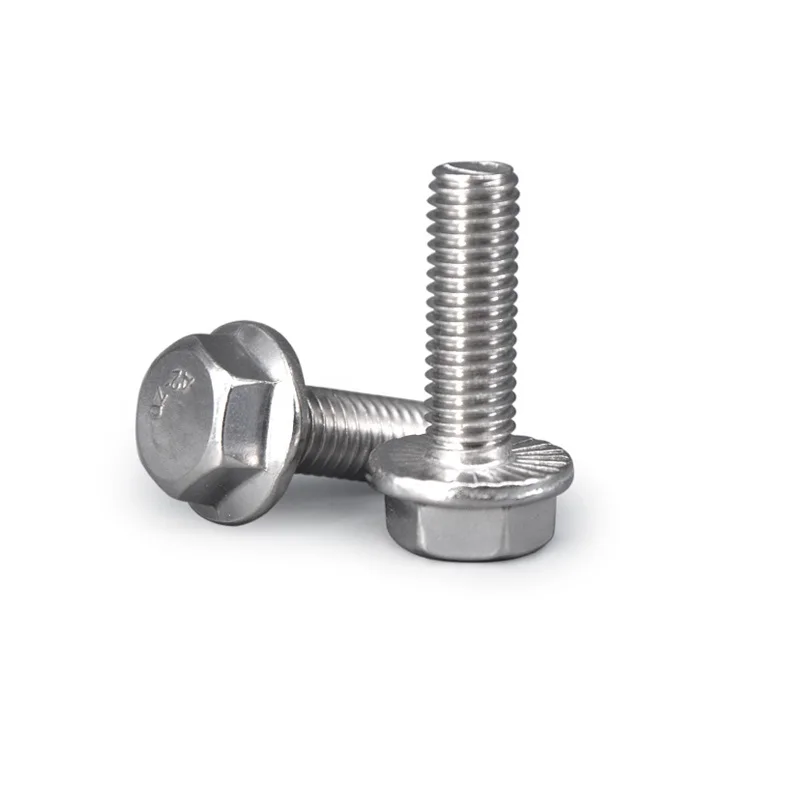 Фланцевая головка из нержавеющей стали 304 шестигранный болт с прокладкой