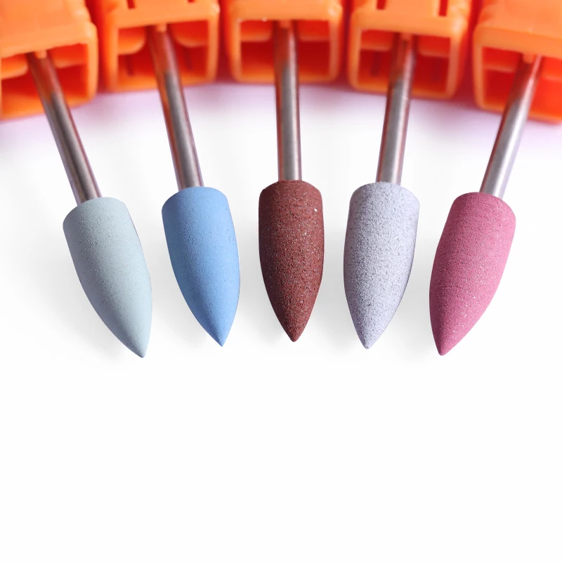 MEET ACROSS 20 типов резиновых силиконовых керамических фрезерных заусенцев резак | Принадлежности для дизайна ногтей -4000510512643