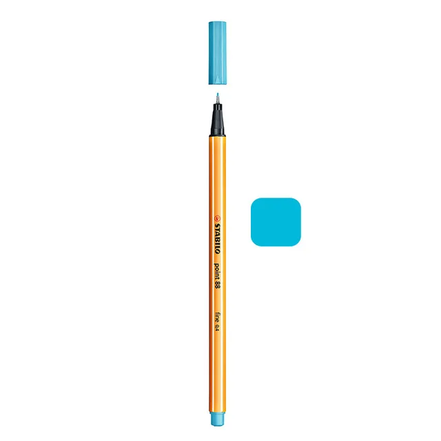 18 1 шт. точка 88 Fineliner 0,4 мм войлочный Наконечник Ручка профессиональная линия художественный маркер для чертежный вкладыш иллюстрация эскизная ручка дизайн - Цвет: 18