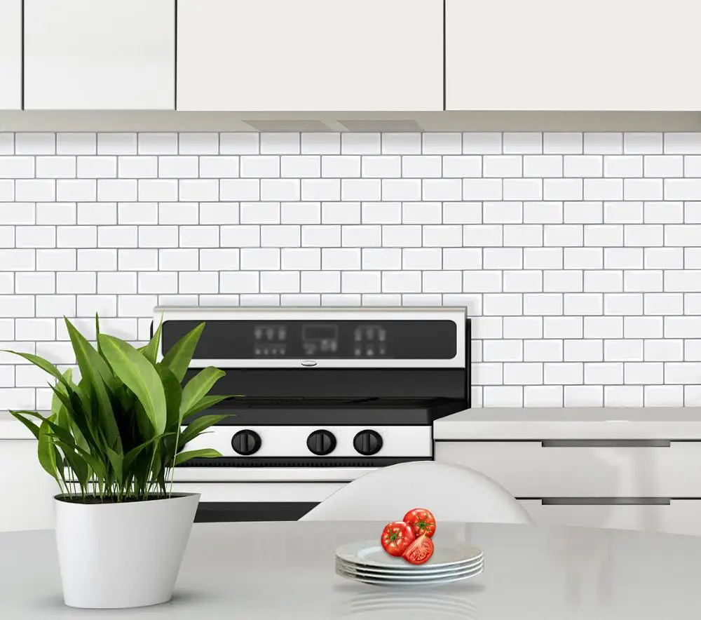 vividtiles 1212 inch self adhesive 3d peel and stick subway wall tiles for kitchen bathroom backsplash 10 sheet free global shipping