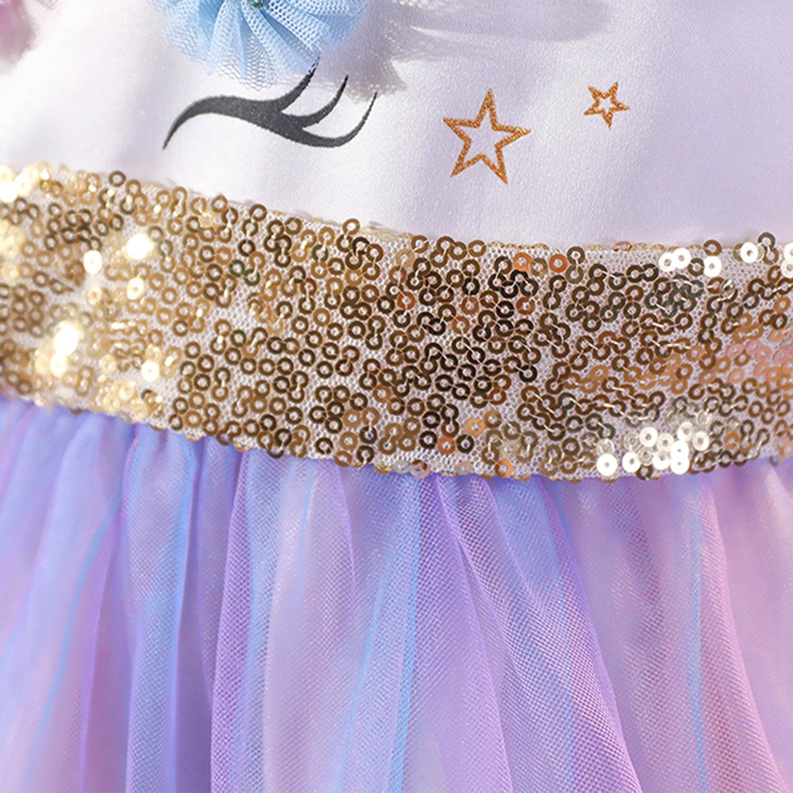 

Kids Princess Girls Tutu Dress Horse Printed Party Costume Girl's Sequins Bowknot Birthday Dress Wedding Flower Girl Dresses
