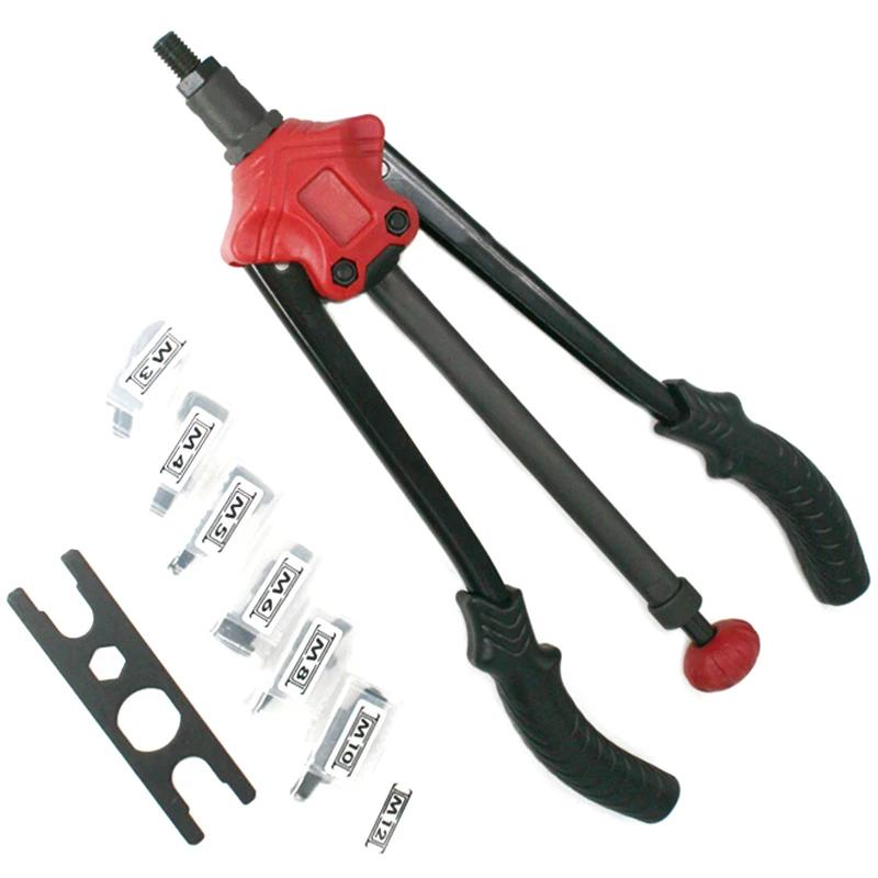 Трудосберегающие двойные Ручные плоскогубцы ручной резьбы заклепки гайки в