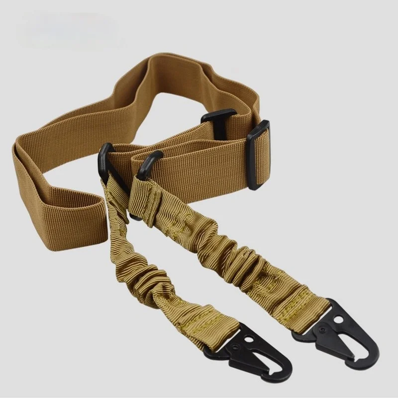 

Tactical Sling Two Point Gun Rope Metal Task Safe Ropes Adjustable Rifle Airsoft Gun Strap Belts Shoulder Hunting Accessories
