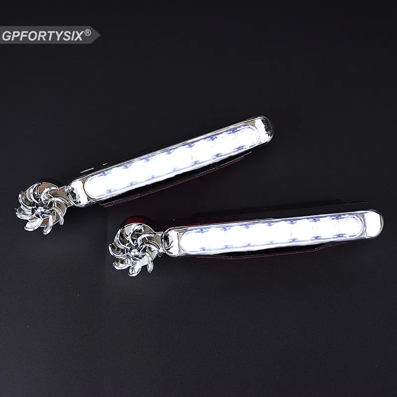 2 шт. ветровой энергии светильник не нужны внешние Питание светодиодный