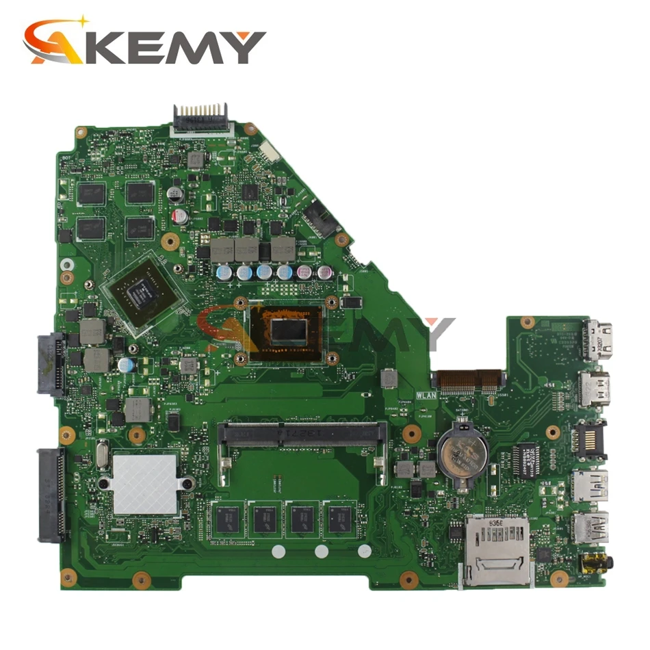 Akmey X550CC для Asus X550CA R510C Y581C X550C X550CL материнская плата ноутбука 1007U CPU 4G RAM