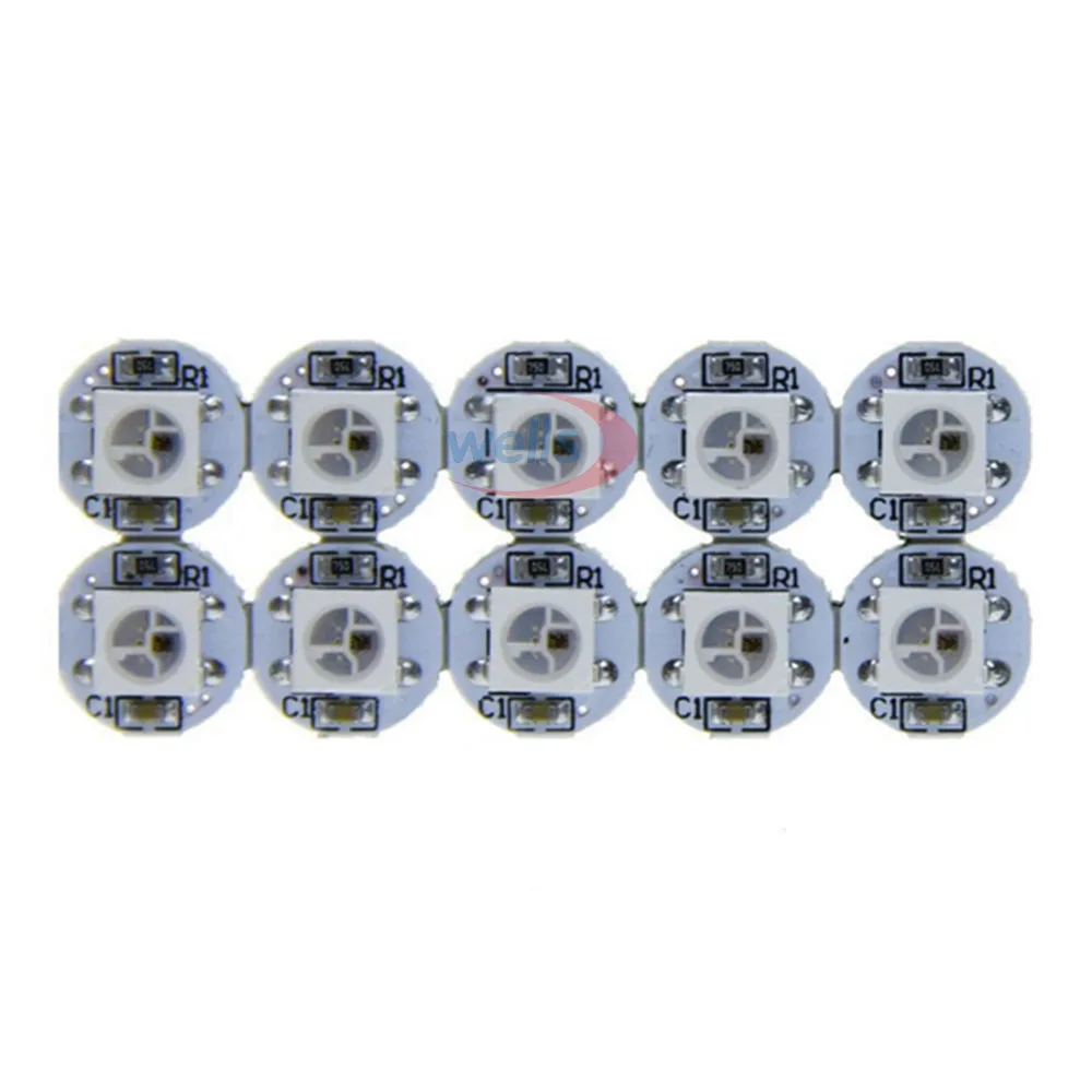 Светодиодный теплоотвод ws2812b светодиодный чип с (10 мм * 3 мм) WS2811 IC встроенный 5050 SMD